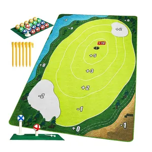 GAMEN Golf Practice Mats for Indoor Outdoor Adults Family Backyard Yard Party Game Play Gifts Golf Hitting Chipping Game Set