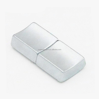 N42H segmen busur NdFeB Magnet busur Neodymium untuk generator Rotor turbin angin