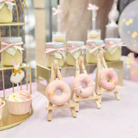 Présentoir à donuts en fer, accessoires de décoration pour pâtisserie, style européen, décoration de table de dessert de mariage, support à snacks