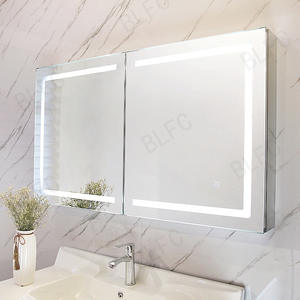 Gabinete de <span class=keywords><strong>medicina</strong></span> LED espejo inteligente interruptor de tocador de baño antiniebla - Product Image 2