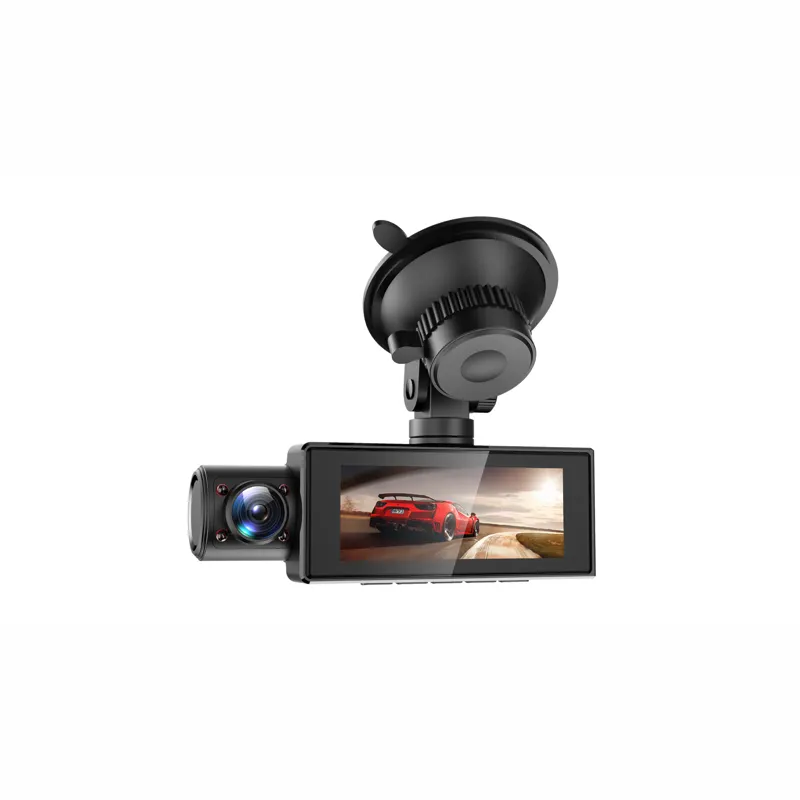 ผลิตภัณฑ์ใหม่3 Way GPS Dash Cam 1080P HD กล้องบันทึกการขับขี่วิดีโอรถยนต์กล่องดำมินิซ่อน Dashcam