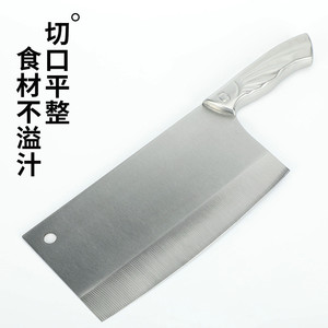 Los vendedores ambulantes y las ferias comerciales ofrecen cuchillos de cocina afilados, hachas, juegos para cortar huesos y acero de artillería de Guangdong. - Product Image 3