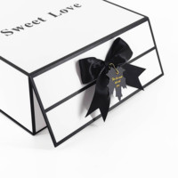 Emballage pliant de luxe personnalisé imprimé boîte-cadeau d'emballage magnétique boîtes en papier surprise mystère boîtes d'emballage perruques pour cheveux