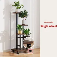 Étagère de rangement mobile en fer forgé, support multi-niveaux pour pots de fleurs, pour balcon, salon, étagère pour plantes succulentes, en métal durable