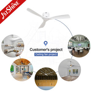 1stshine <span class=keywords><strong>Ventilateur</strong></span> de <span class=keywords><strong>plafond</strong></span> encastré Moteur BLDC à faible consommation d'énergie <span class=keywords><strong>Ventilateur</strong></span> de <span class=keywords><strong>plafond</strong></span> blanc sans lumière - Product Image 5