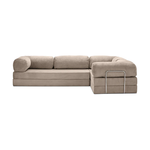 Lit d'angle en mousse haute densité, emballage sous vide, design moderne, compression pour salon - Product Image 1