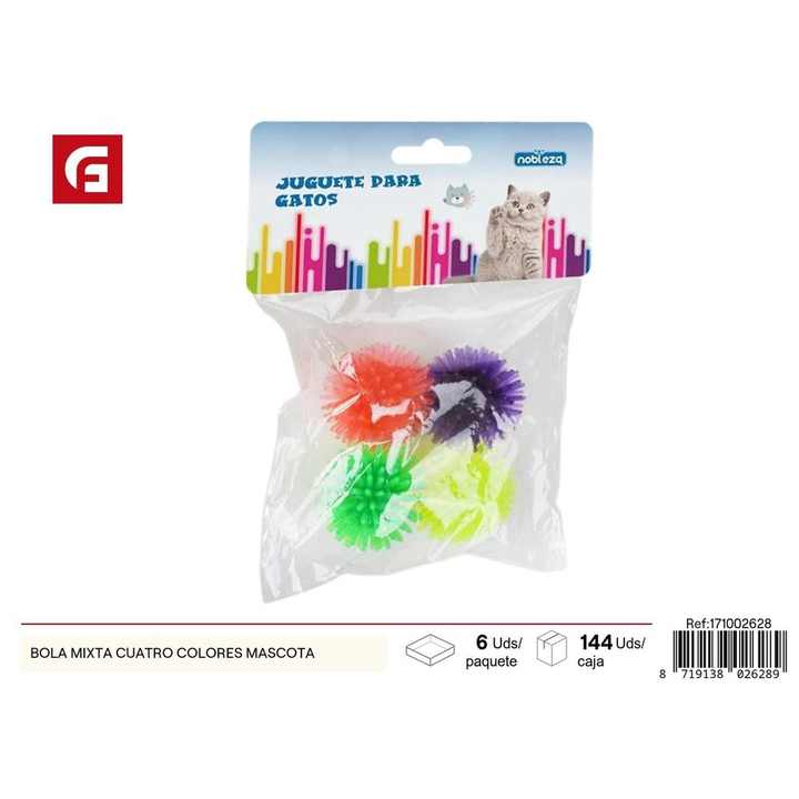 Pet Toy Ball Mixed Four Colors - Pet Toys
