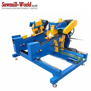 Wood Board Cutting Machinery Wooden Pallet Double End Trim Saws