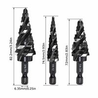 Foret conique à quatre cannelures en acier rapide 4241 pour perçage de métaux, fabrication chinoise