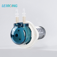 Pompe doseuse péristaltique micro-ajustable LEIRONG CP2, moteur 12V DC, basse pression, mini-pompe de transfert OEM pour laboratoire chimique
