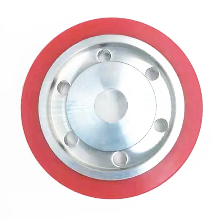 מקצועית לייצר Urethane כונן גלגל מתכת פלדת Core גלגלי פוליאוריטן PU רולר