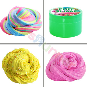Pâte à modeler et slime moelleux nuageux colorés, écologiques, magiques, anti-stress, en bouteille OEM, cadeaux pour enfants, en promotion - Product Image 2