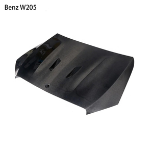 สำหรับ C-Class W205 4 ประตู คาร์บอนไฟเบอร์ ฝาครอบหน้ารถ ปี 2015-2021 - Product Image 3