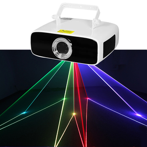 فائقة السطوع 3 واط ليزر RGB كامل اللون شعاع الرسوم المتحركة خط المسح ديسكو دي جي المرحلة تأثير الستار الإضاءة في آلة الضباب - Product Image 2