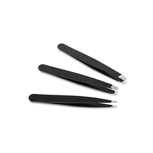 Pinzas para Cejas de Acero Inoxidable con Logotipo Personalizado, Pinzas Inclinadas para Depilación, Marca Privada, Gran Venta - Product Image 2