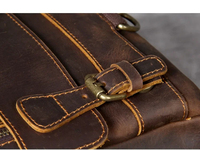 Sac à dos d'affaires en cuir de vachette Crazy Horse grande capacité rétro sacs d'ordinateur sac à dos pour ordinateur portable en cuir véritable pleine fleur