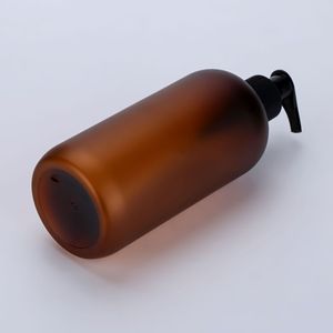 ขวดพลาสติก PET สีชา ขนาด 500 มล. สำหรับบรรจุภัณฑ์สารเคมีประจำวัน - Product Image 3