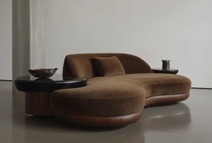 Exclusive Solid Teak <strong>Wood</strong> <strong>Sofa</strong> with Architectural <strong>Frame</strong> Design for Luxury Residential and Hotel Projects - Product Image 5