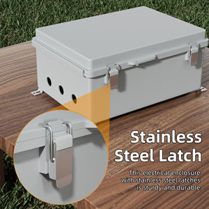 250x150mm ABS رمادي x350mm في الهواء الطلق الكهربائية IP67 في الهواء الطلق شنت على الحائط ماء البلاستيك - Product Image 5