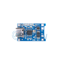 Port USB TYPE-C AI-KSEN TP4056 1A Module de carte de charge de batterie au lithium Protection de charge Tp-4056 deux en un