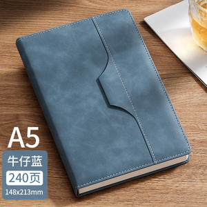 สมุดโน้ตหนังลายใหม่ปี 2026 พร้อมช่องใส่ปากกา สมุดโน้ตสำนักงานธุรกิจ รุ่นองค์กร รับพิมพ์โลโก้ - Product Image 5