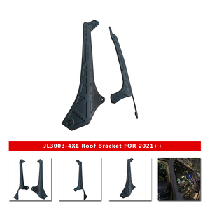 Staffa per Barra Luminosa LED in Lega di Alluminio da 52 Pollici, Supporto per Tetto Adatto per JL4xe Electric Hybrid <span class=keywords><strong>Wrangler</strong></span> 2021+, JL3003-4xe - Product Image 1