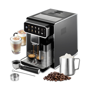 Cafetera con Pantalla Táctil, Máquinas de Café Totalmente Automáticas, Cafetera Expreso Comercial, Cafetera Espresso con Bomba de 15 Bares - Product Image 2
