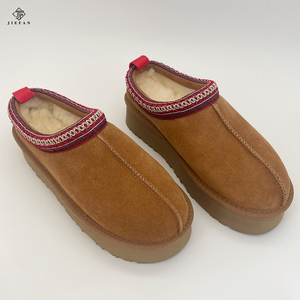 Stivali da Donna Tazzman Ugly <span class=keywords><strong>di</strong></span> Alta Qualità 2026, in Vera Pelle Scamosciata, Spessi e Slip-on, <span class=keywords><strong>Pantofole</strong></span> Classiche Invernali in <span class=keywords><strong>Lana</strong></span> - Product Image 2
