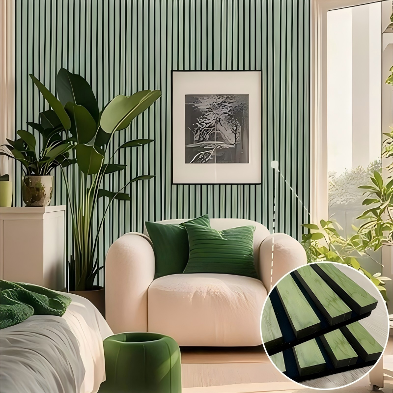 Modern Polyester Acoustic Panels MDF Wooden