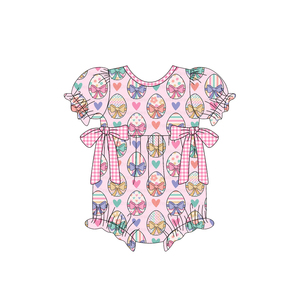 Preorder personalizzato OEM bambino manica corta per bambine primavera Easter St Patrick Day vacanze fiocchi di moda Boutique - Product Image 4