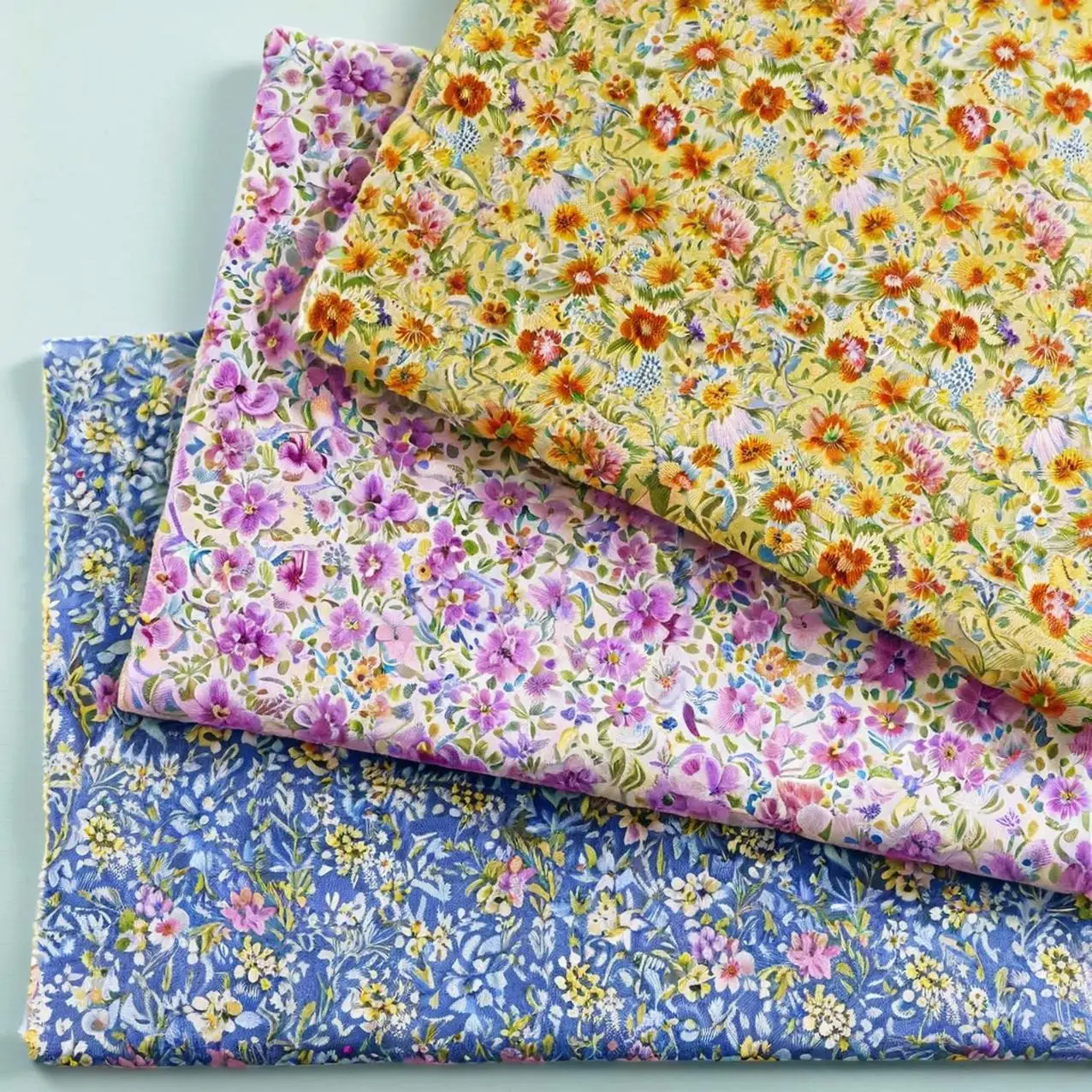 Manufacturer Soft Breathable Woven Floral Printed 100% Cotton Poplin Fabric For Garments