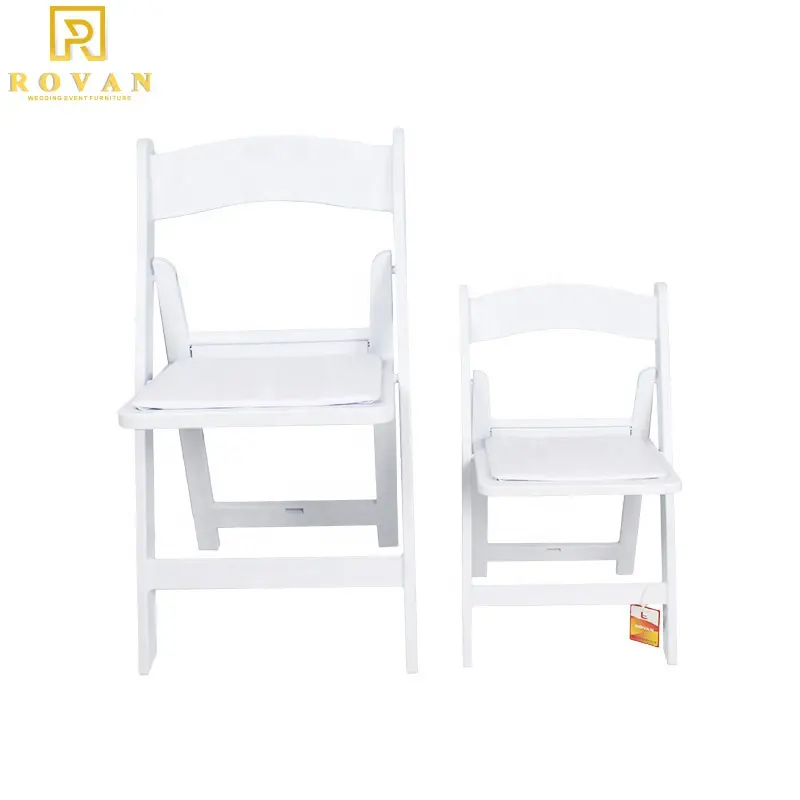 Kids gladiator folding wimbledon chair PP resin white wimbledon chairs for wedding party