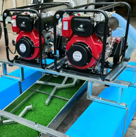Mesin Diesel portabel 6 inci, perahu keranjang emas bertenaga ganda, mesin bensin