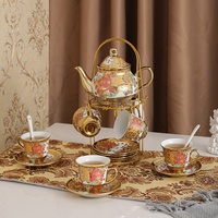 Ensemble de tasses à café en céramique vintage BAMBUS, 20 pièces, ensemble de thé pour la décoration de la maison, objet de collection