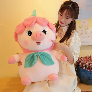 Kích Thước Lớn Thú Nhồi Bông Mềm Sang Trọng Búp Bê Dễ Thương Pig Animal Plushie Mùa Đông Động Vật Trẻ Em Món Quà Trang Trí Nội Thất