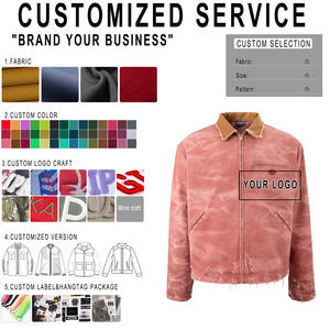 Giacca <span class=keywords><strong>di</strong></span> <span class=keywords><strong>Jeans</strong></span> Vintage da Uomo Personalizzata, Stile Streetwear Invernale, con Zip, Patch Ricamate, <span class=keywords><strong>Oversize</strong></span> e Effetto Vissuto - Product Image 4