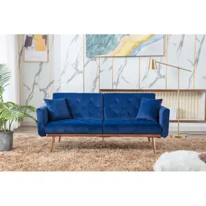 COOLMORE mobili per divani in tessuto personalizzato blu navy soggiorno 2 tappezzeria scandinava moderna piccolo comfort di alta qualità