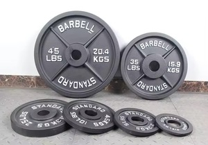 Plaques d'entraînement <span class=keywords><strong>de</strong></span> force standard Lisglosports avec logo personnalisé, plaques <span class=keywords><strong>de</strong></span> musculation en fonte pour haltères, poids <span class=keywords><strong>de</strong></span> gym - Product Image 5