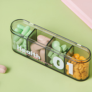 Organisateur de pilules hebdomadaire 7 jours avec alarme intelligente, moniteur de santé pour personnes âgées, distributeur de pilules portable 4G LTE, rappel quotidien de médicaments - Product Image 4