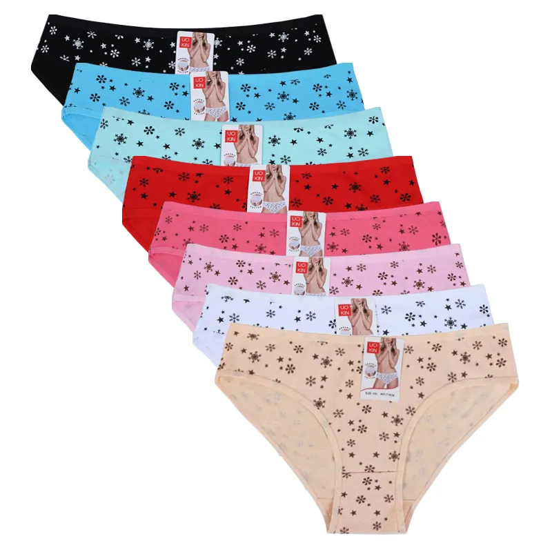 UOKIN wholesale summer ladies panties comfortable luxury underwear women cotton