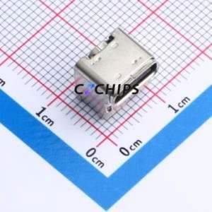 TYPE-C-F01-1TDW USB Connector SMD Connector ( Connector Type: Type-C )( Gender: Female )( Mounting Type: Horizontal Mount ) - Product Image 1