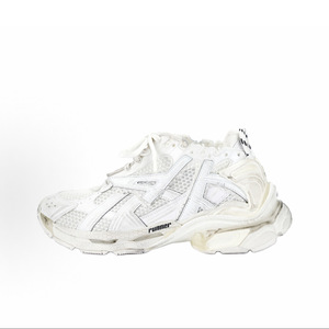 Sneakers da <span class=keywords><strong>Uomo</strong></span> 2026 Luxury Designer Graffiti Runner, <span class=keywords><strong>Scarpe</strong></span> Chunky Distressed con Plateau, <span class=keywords><strong>Nere</strong></span> Rosse in Mesh Traspirante, Stile Cyberpunk - Product Image 4