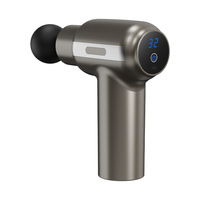 Pistolet de massage portable mini 32 vitesses 3200 tr/min, pistolet de massage des tissus profonds et des fascias, moteur sans balais, 4 têtes, rechargeable Type-C, masseur musculaire