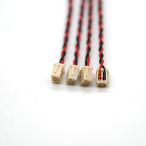 02SR-3S JST PH 1.0mm 2 PIN Connector Red schwarz twisted Pair Wire Electrical draht Harness - Product Image 2