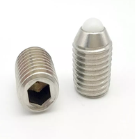 M3 M4 M5 M6 M8 Nylon Plastique Tête Bille Ressort Plongeur En Acier Inoxydable À Ressort POM Bille Plongeur Hex Socket Vis De Réglage