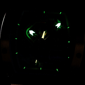 Reloj Mecánico Automático de Alta Gama con Caja de Aleación de Lujo, Correa Roja, Esqueletizado, Estilo Casual para Hombre, Resistente al Agua - Product Image 3