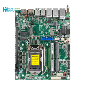 Carte mère Mini-ITX DFI CMS101 CMS103, socket Intel LGA 1200, 2xDDR4 64 Go, résolution <span class=keywords><strong>4K</strong></span> 2K, 1xPCIe X16, 1xIntel 2.5GbE, 2xIntel GbE - Product Image 1