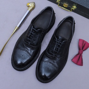 Zapatos de Hombre ASTON M.JAZZ A567-6 Resistentes con Cordones, Estilo Británico Formal para Negocios, Trabajo, Novios, Bodas, Cuero Genuino Goodyear - Product Image 2