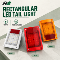 Feu arrière de camion HSSH 50 LED 12V 24V, feu combiné arrière avec boîtier GPPS pour camion, remorque, véhicule utilitaire