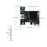 Yinuo-Link N11 Adaptor WiFi6E Internal Laptop PCIe Industri (Kabel) Chipset Intel 10Gbps untuk Windows 10 (64-bit) Hanya Tersedia